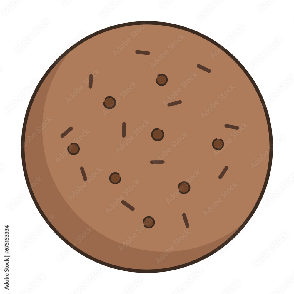 Fototapeta premium Chocolate Chip Cookie