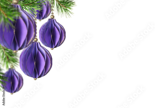 Christmas garlands with sta...