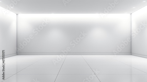 Wallpaper Mural design empty product corridor background illustration tunnel interior, floor architecture, room space design empty product corridor background Torontodigital.ca