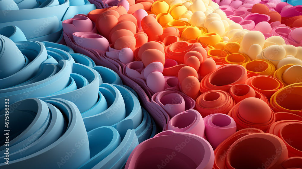 Obraz premium Rainbow background beautiful