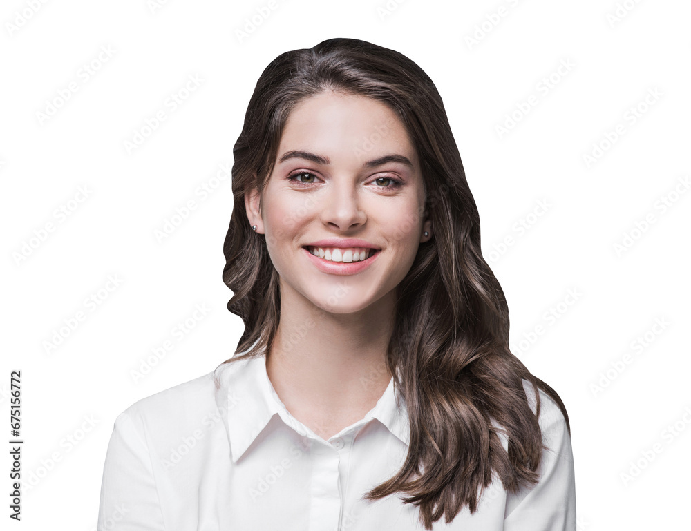 Closeup portrait of beautiful smiling young woman isolated in transparent PNG. Laughing joyful cheerful student girl studio shot Closeup portrait of beautiful smiling young woman isolated in transparent PNG. Laughing joyful cheerful student girl studio shot