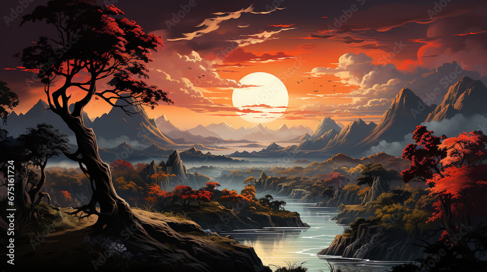 sunrise view background sunrise view background