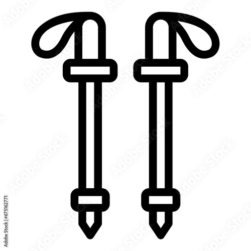 Trekking Poles icon