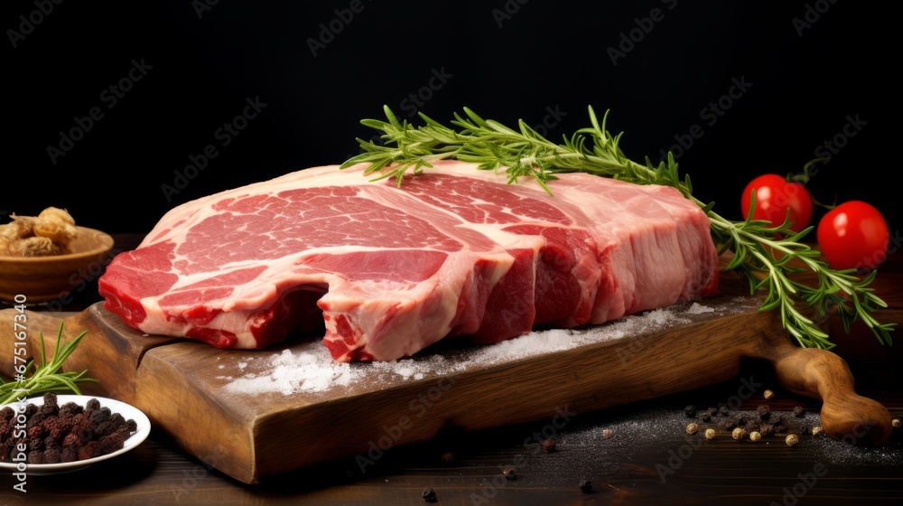 raw pork filet 