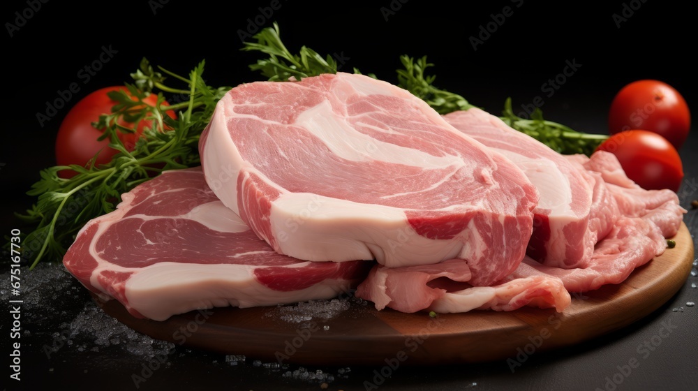 raw pork