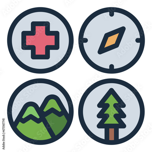 Badge for scout icon