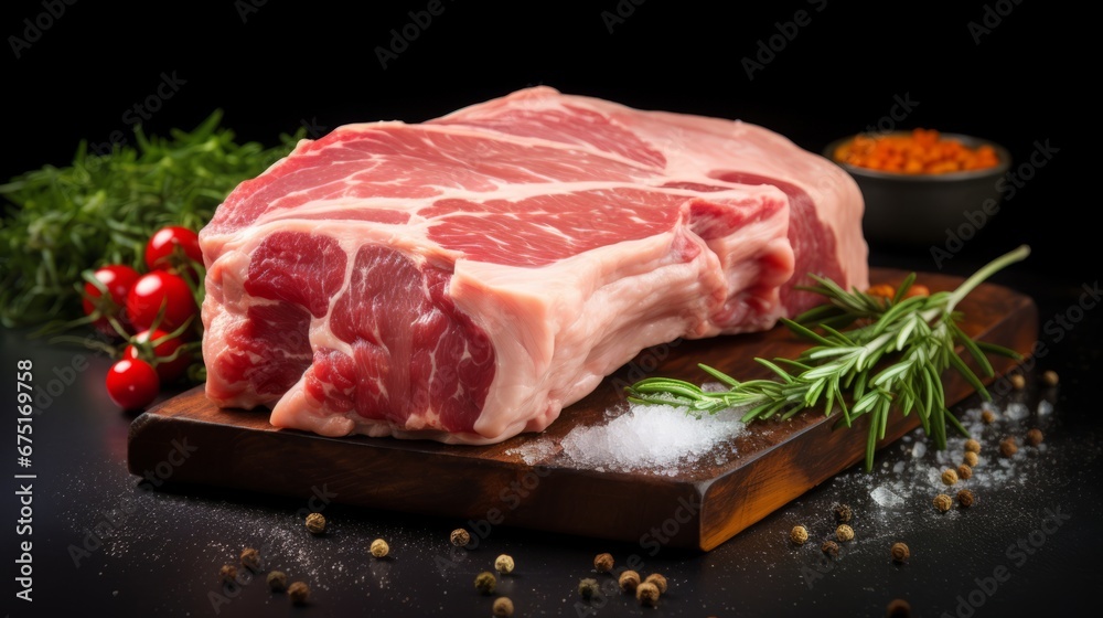 raw pork