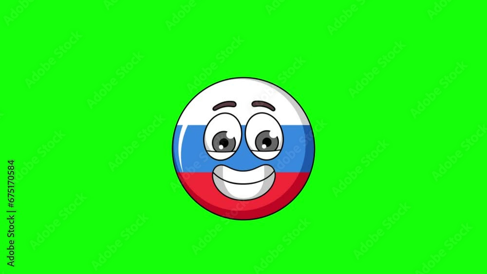 The grimacing face of russia flag mascot, nervousness, embarrassment, or awkwardness
The grimacing face of russia flag mascot, nervousness, embarrassment, or awkwardness