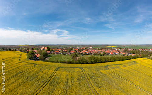 Luftbildaufnahmen Landkreis Harz Blick nach Eilenstedt