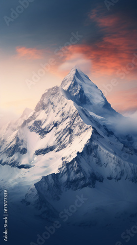 Landscape Photography of Snowy Mountain © Fauzia