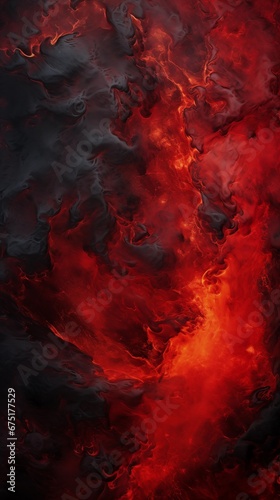 abstract phone wallpaper of a lava scene, red and black, background for instagram stories