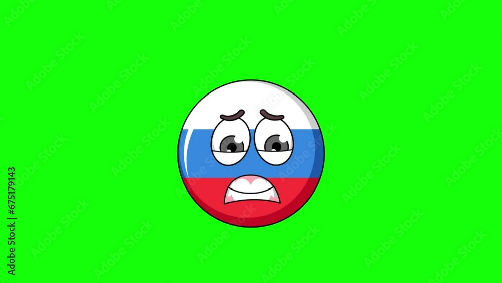 russia flag cartoon with a face screaming in fear, emoji emoticon animation
russia flag cartoon with a face screaming in fear, emoji emoticon animation