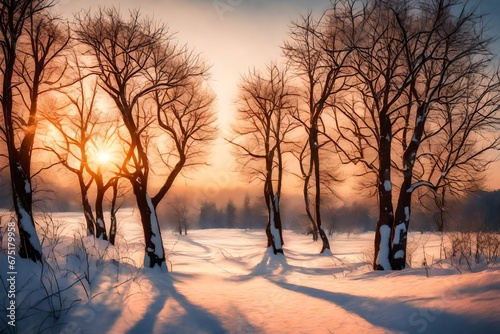 sunset in winter © Bilal