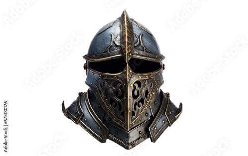 Historical Knight's Headgear on Transparent PNG