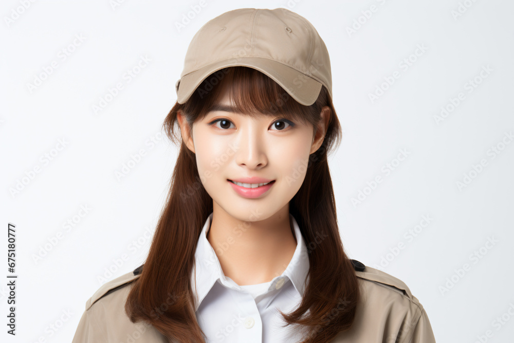 a woman wearing a hat and a shirt a woman wearing a hat and a shirt