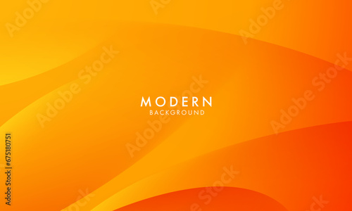 abstract orange background with dynamic waves layer photo