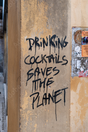 Drinking cocktails saves the planet