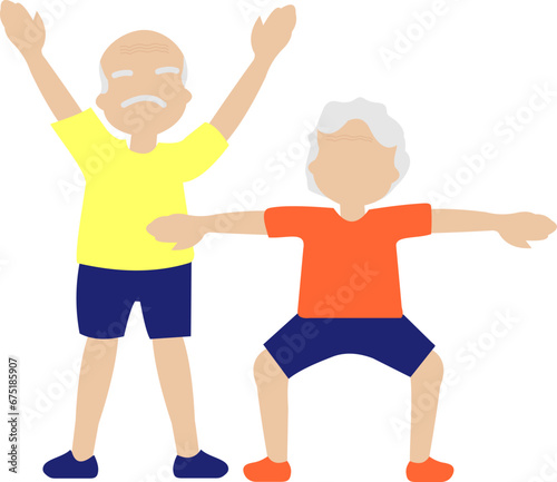 A Happy Old Couple