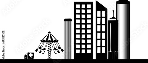 Vector Silhuette City
