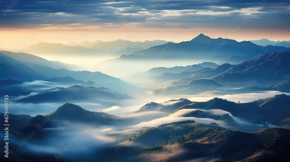 sunrise land dawn fog landscape illustration meadow scape, country summer, sun tree sunrise land dawn fog landscape sunrise land dawn fog landscape illustration meadow scape, country summer, sun tree sunrise land dawn fog landscape