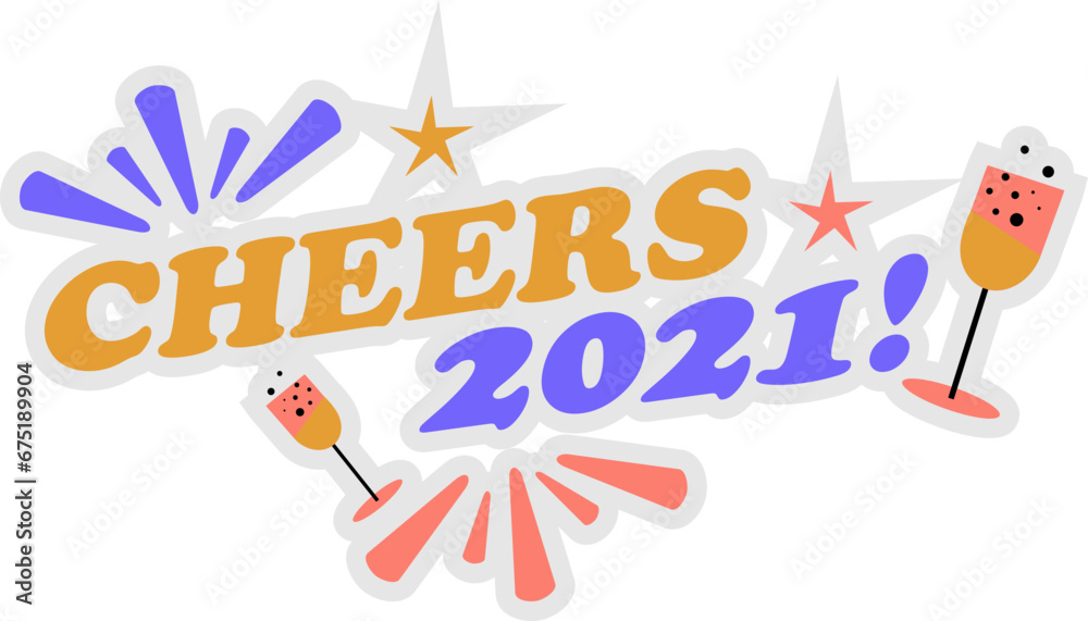 Happy New Years Sticker Happy New Years Sticker