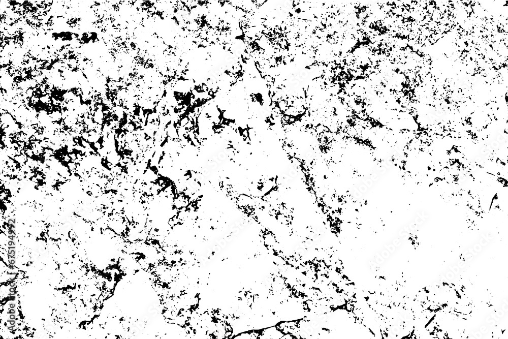 Vector rock texture abstract grunge effect on white background.