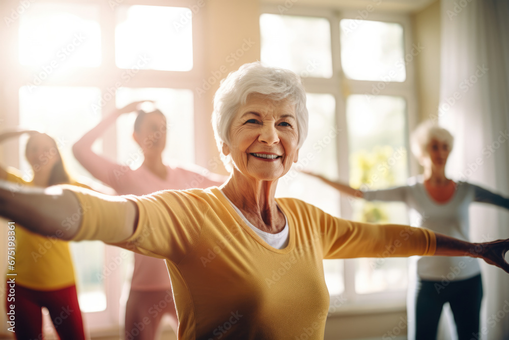 senior person exercising senior person exercising