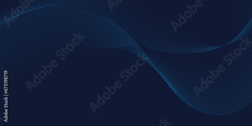 Blue Technology Background, Abstract gradient wave. Big data.Futuristic vector illustration.Stylish blue wavy pattern design wave background for website, banner, technology, marketing, wallpaper.