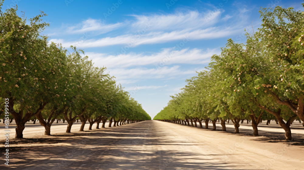California s Central Valley is home to almond tree