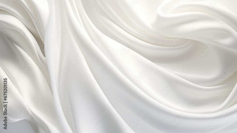 White ribbon flowing gracefully with intricate texture and delicate folds. Hyper-realistic, sharp focus on pristine background. Clean, minimalistic, and elegant ribbon design White ribbon flowing gracefully with intricate texture and delicate folds. Hyper-realistic, sharp focus on pristine background. Clean, minimalistic, and elegant ribbon design