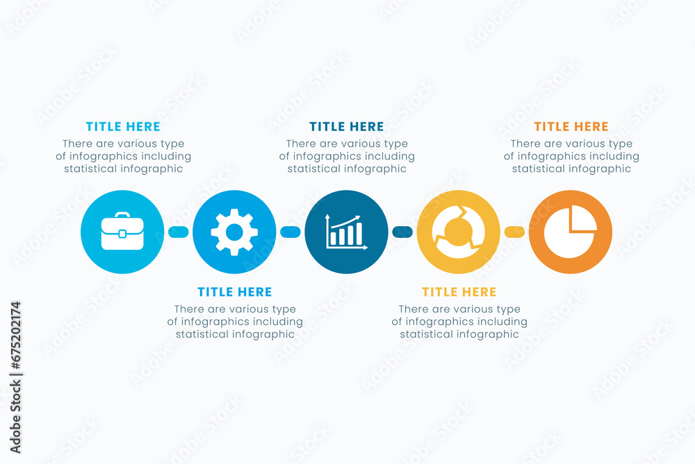 Presentation Business Circle Infographic Template With 5 Step Elements Vector Illustration Presentation Business Circle Infographic Template With 5 Step Elements Vector Illustration