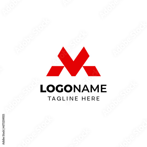 rocky letter R logo for mining company