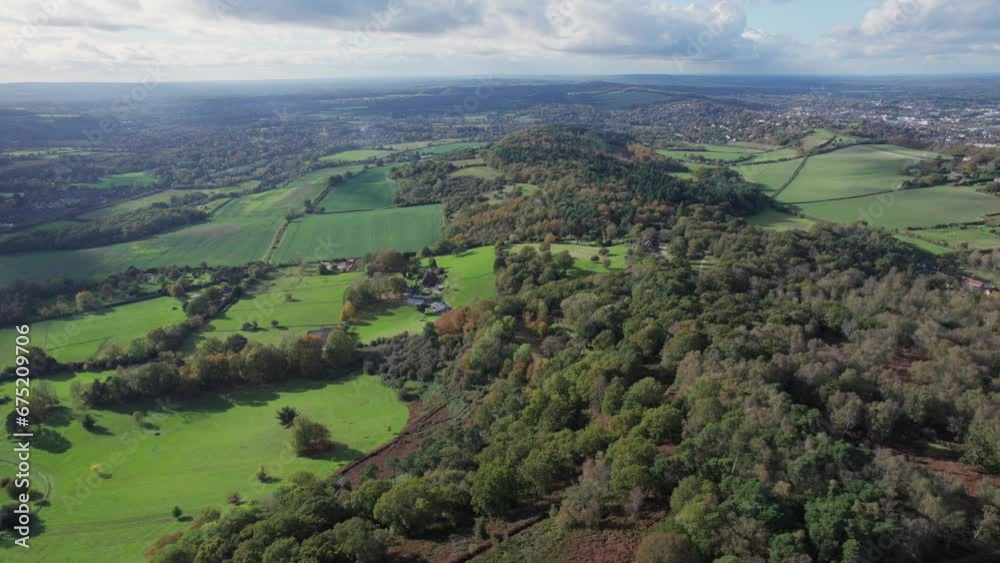 Amazing aerial view of the Chantry Woodnear Guildford, United Kingdom Amazing aerial view of the Chantry Woodnear Guildford, United Kingdom