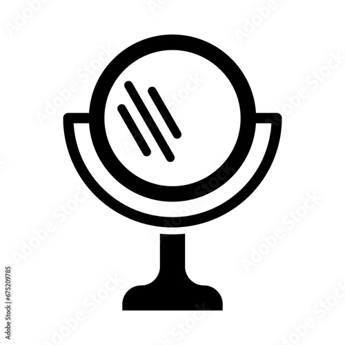 Mirror Glyph Icon Design