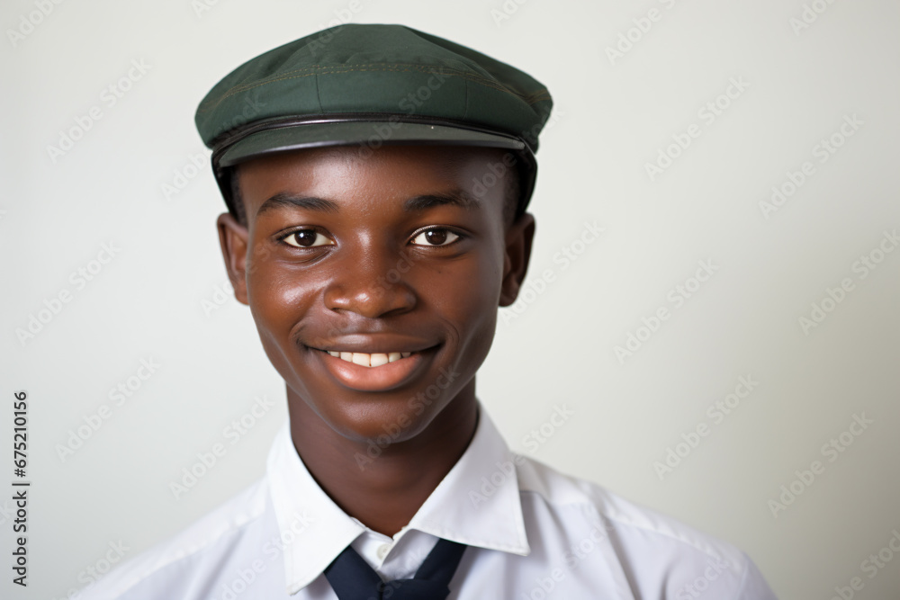 a man wearing a hat and tie smiling a man wearing a hat and tie smiling