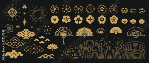Foto Chinese New Year Icons vector set