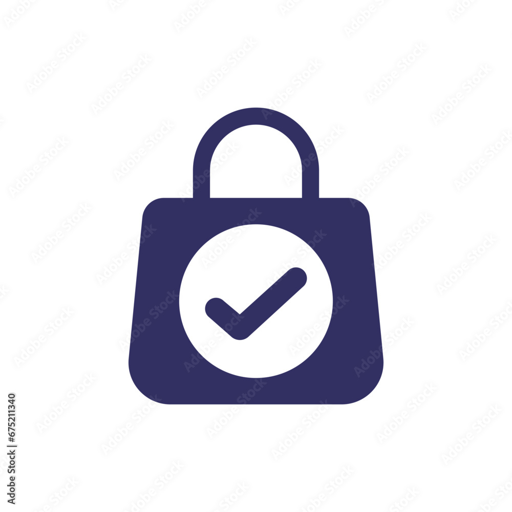 Shopping bag icon vector illustration Shopping bag icon vector illustration