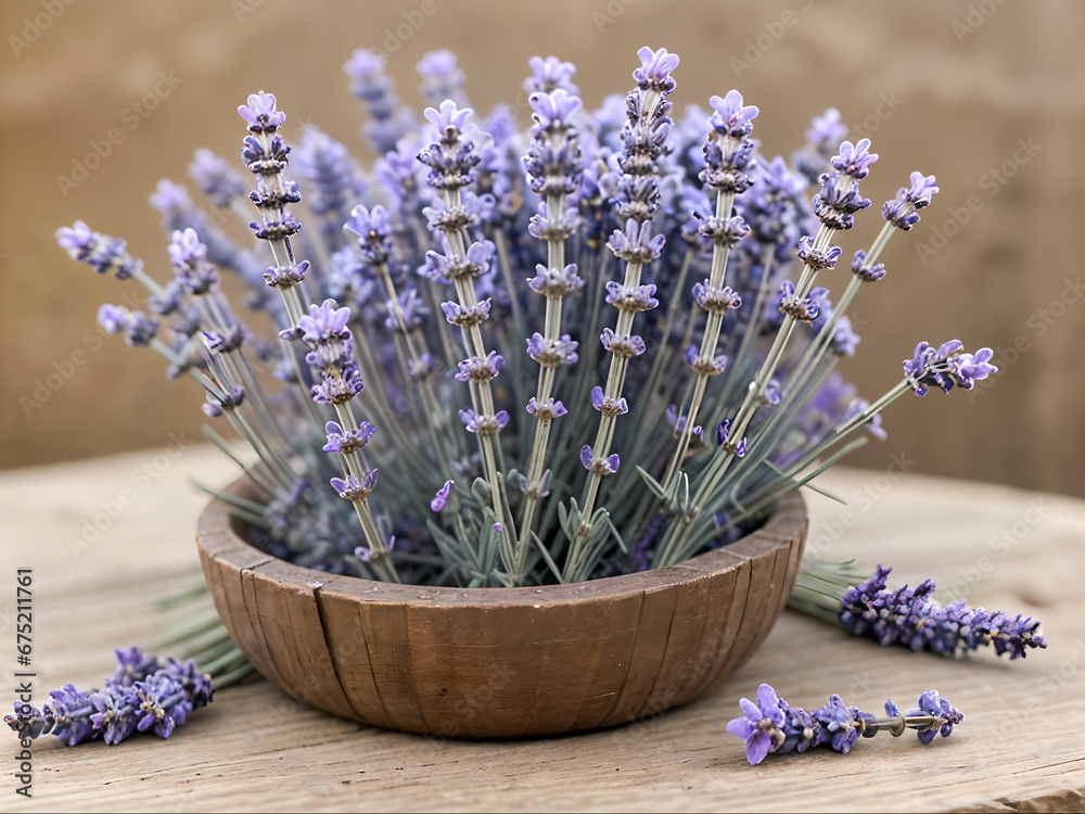 Fototapeta premium bunch of lavender