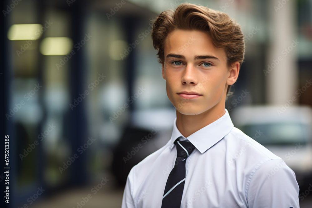 a young man in a white shirt and tie a young man in a white shirt and tie