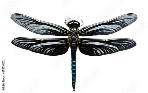 Black Dragonfly on Transparent PNG