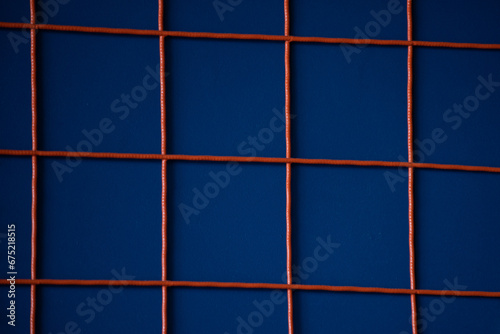 Blue and red tile background