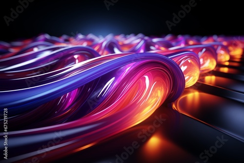 neon wallpaper background screen, lines, waves, stripes, clean background, space, future, alien, unreal, speed, multicolored, cosmic, bright, interesting, neon, magical, glowing