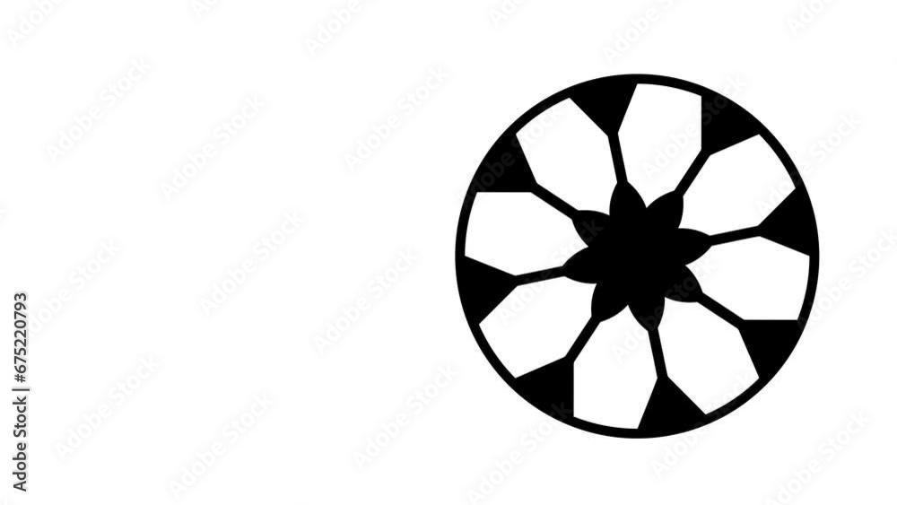 Ball animation on white background. 4k Ball animation on white background. 4k