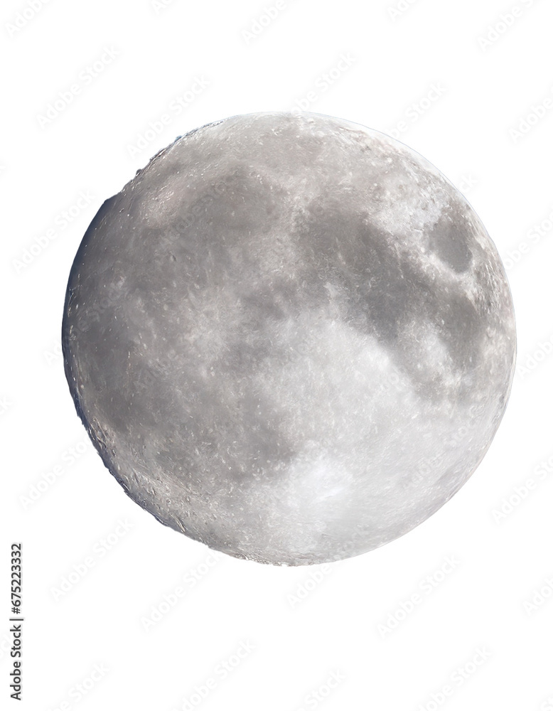 moon in the dark on transparent background moon in the dark on transparent background