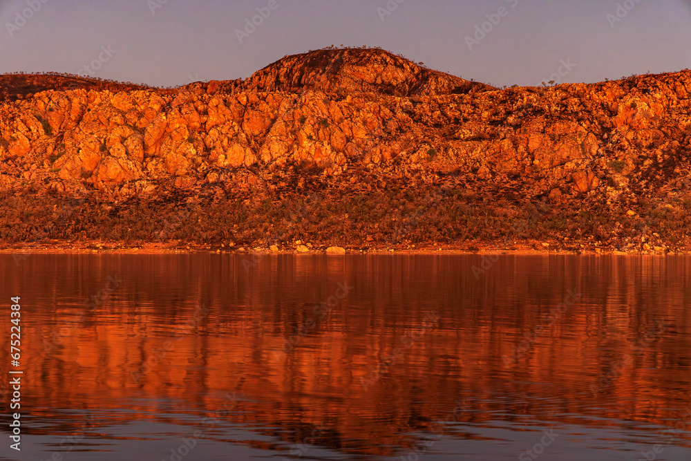 Dusk at Lake Argyle, Kimberley, West Australia, Australia