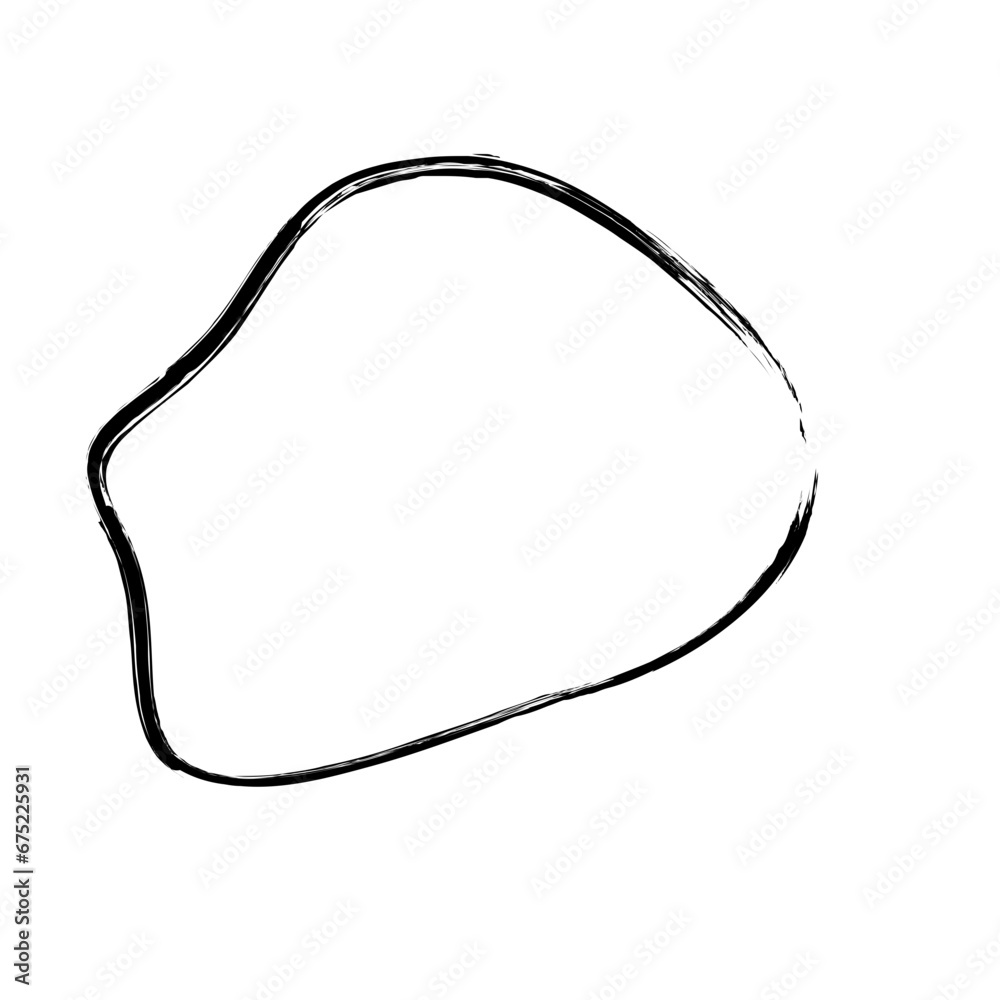 Abstract Hand Drawn Fluid Grunge Stroke Line Shape Abstract Hand Drawn Fluid Grunge Stroke Line Shape