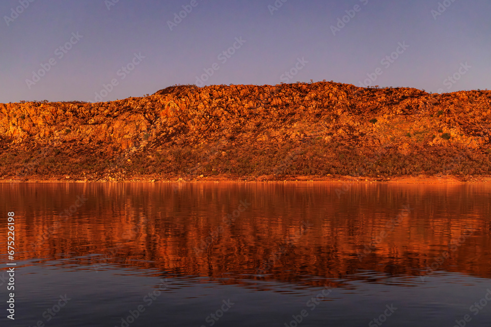 Dusk at Lake Argyle, Kimberley, West Australia, Australia