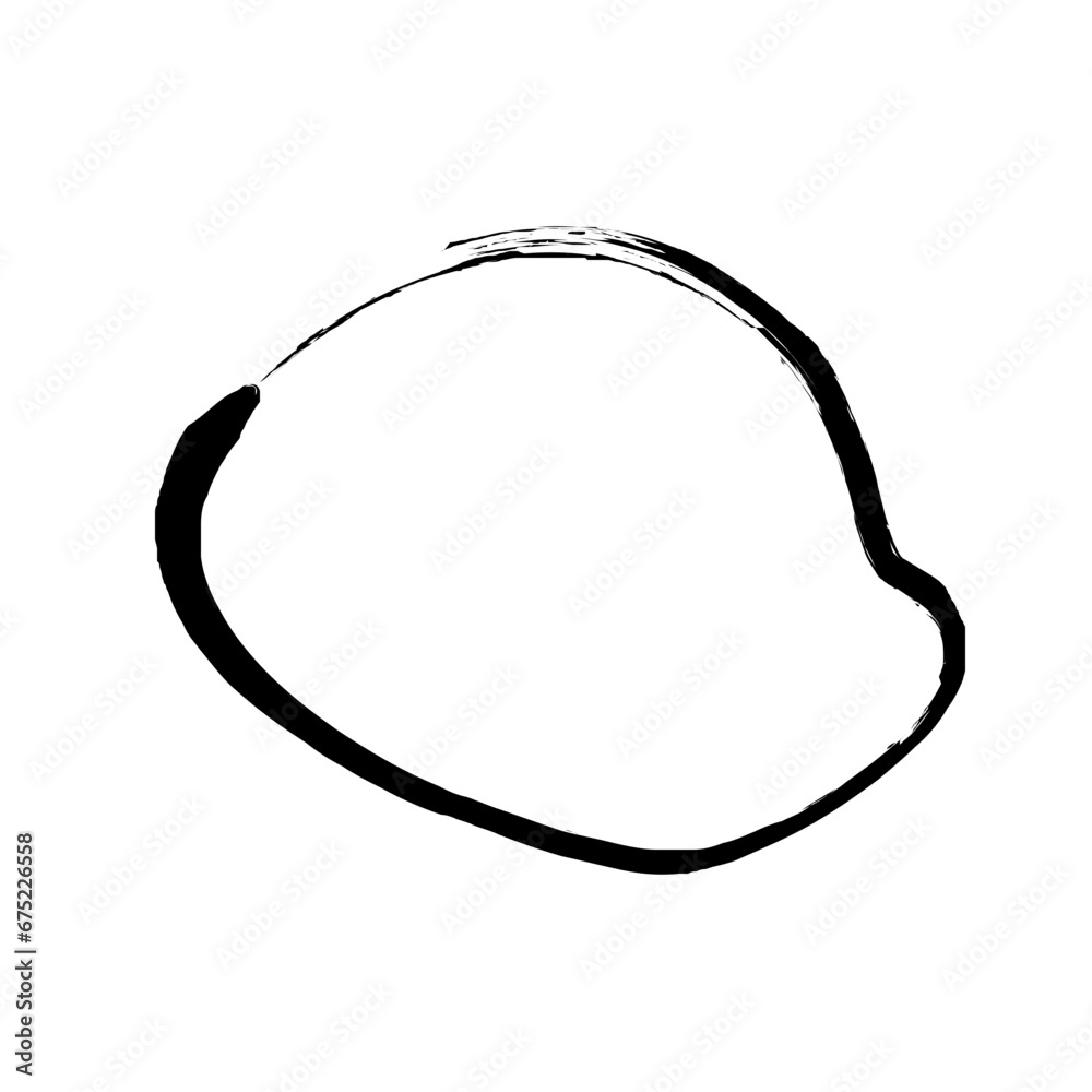 Grunge Abstract Hand Drawn Fluid Stroke Line Shape Grunge Abstract Hand Drawn Fluid Stroke Line Shape