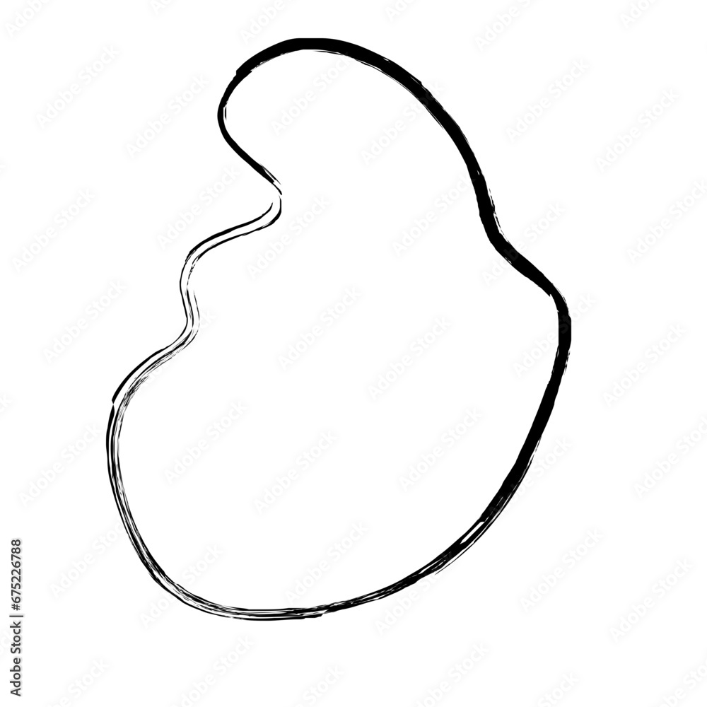 Grunge Abstract Hand Drawn Fluid Stroke Line Shape Grunge Abstract Hand Drawn Fluid Stroke Line Shape