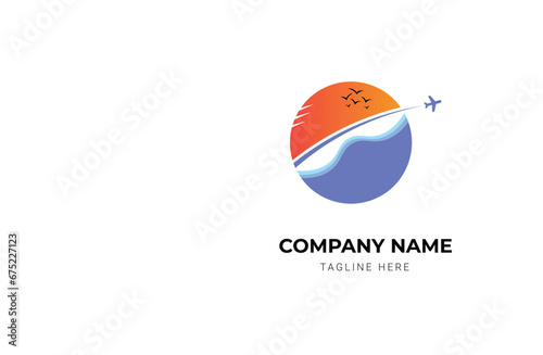 Free Download creative travel agency logo design template - GFXLoad
